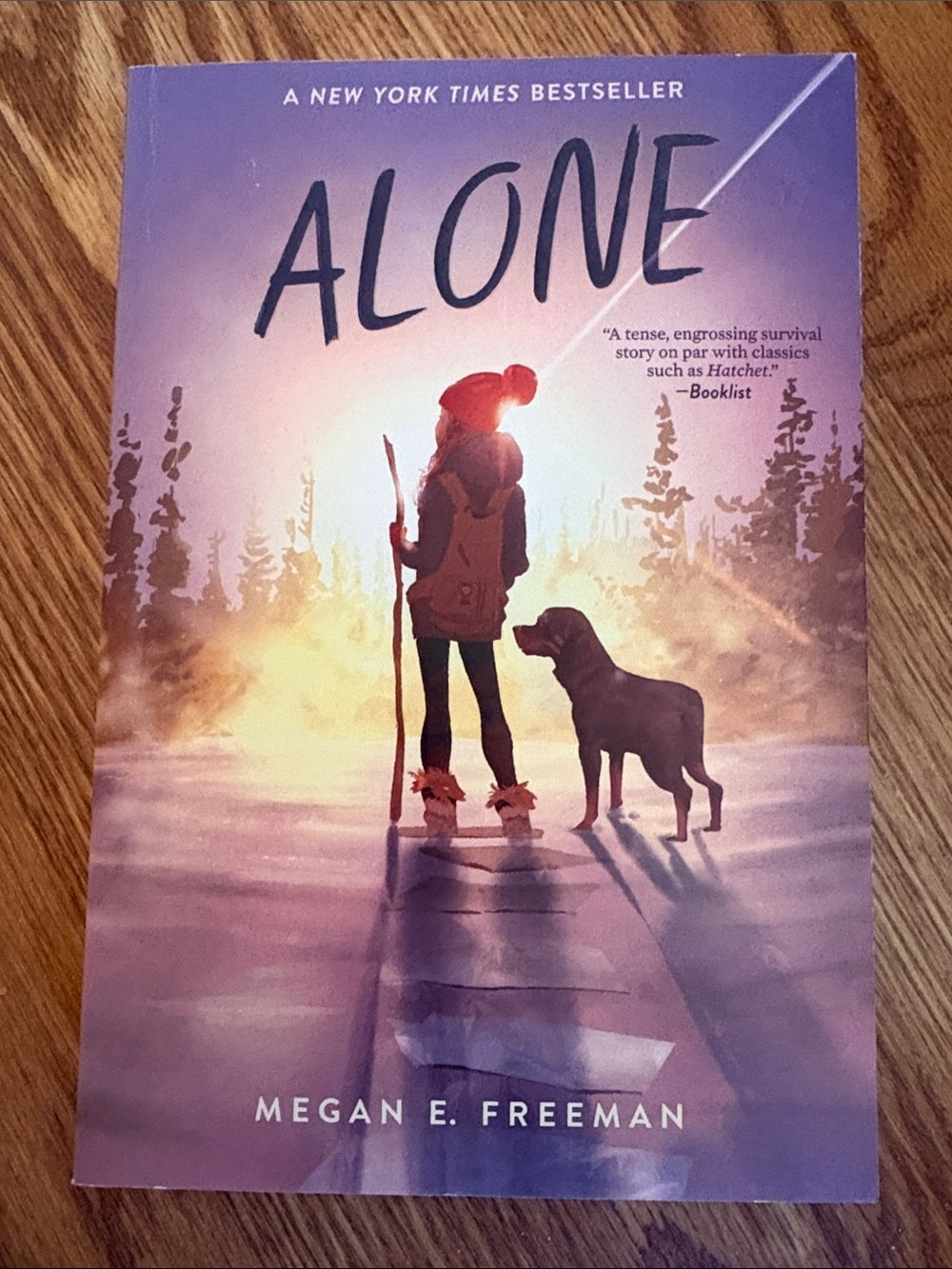 Alone by Megan E. Freeman — Purple Cover Paperback
